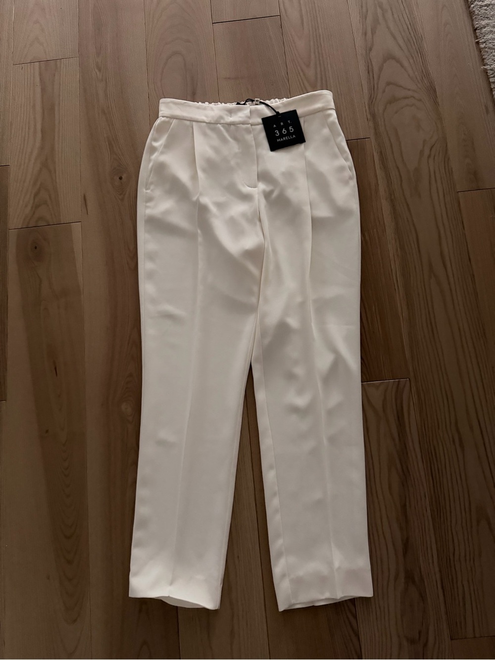 MARELLA Off-White Tailored Slim Trousers
